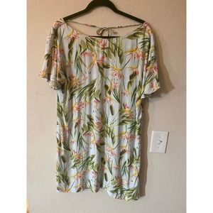 Zara Basic Collection Floral Print Mini Dress Size L